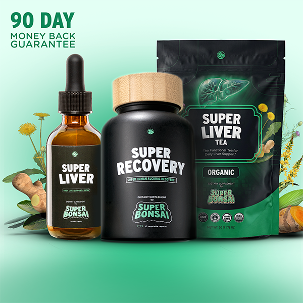 Drinker's Bundle - Super Recovery + Super Liver + Super Liver Tea