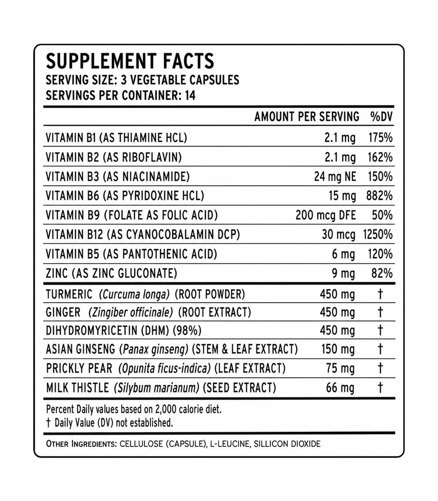 Key Ingredients. Dosed to Work Together